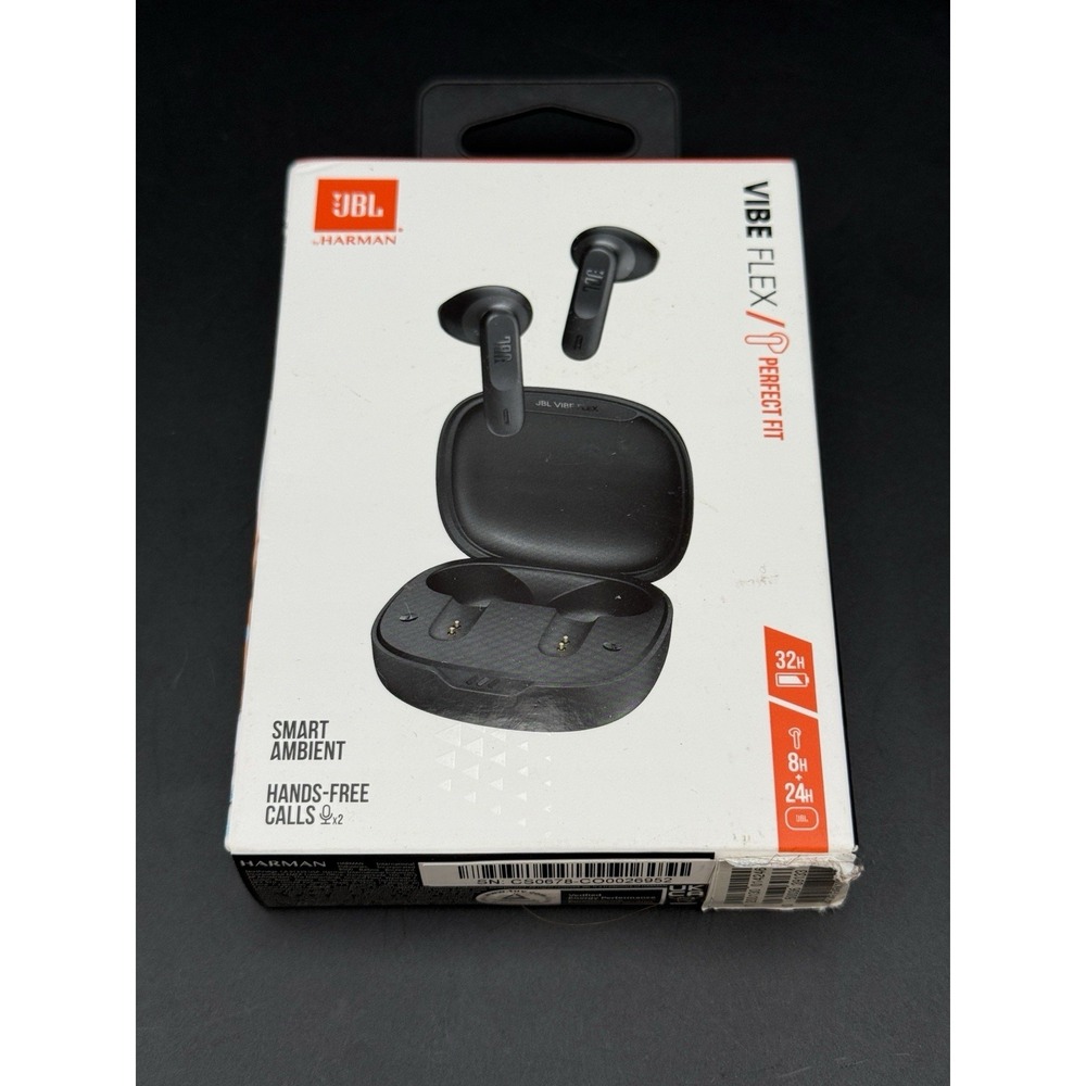 JBL Live Flex Wireless‎ Bluetooth Earbuds Black